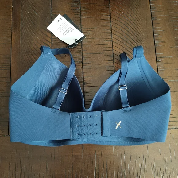 Blue Wireless Bra - Picture 2 of 6
